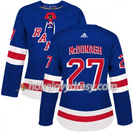 Dámské Hokejový Dres New York Rangers Ryan McDonagh 27 Adidas 2017-2018 Modrá Authentic